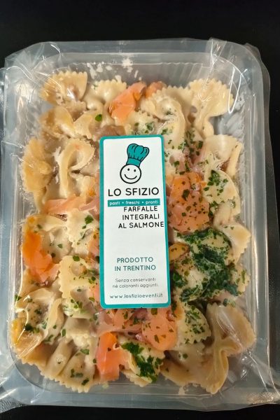 farfalle integrali al salmone