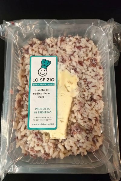 risotto al radicchio e zola